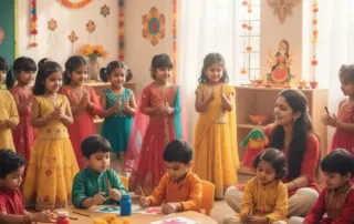 Navratri Celebration in Preschool