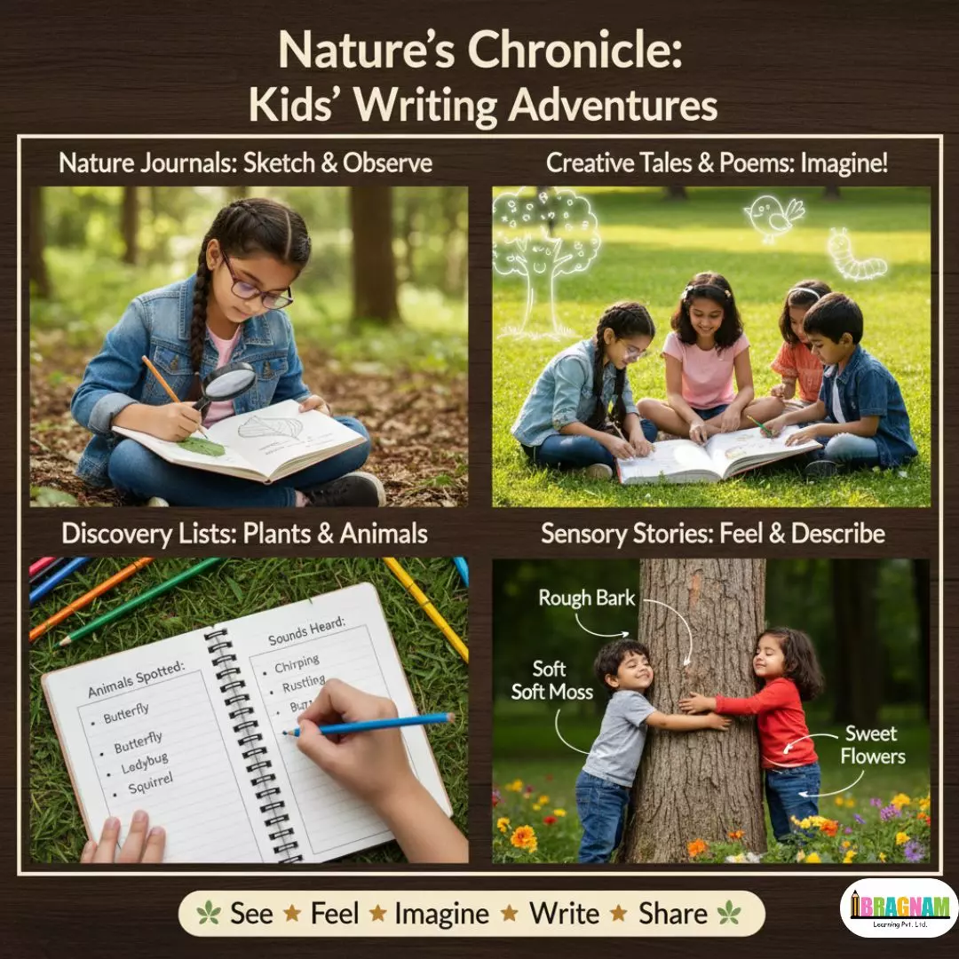 Writing Nature Exploring Nature: Fun Nature Writing Activities For Kindergarten Kids