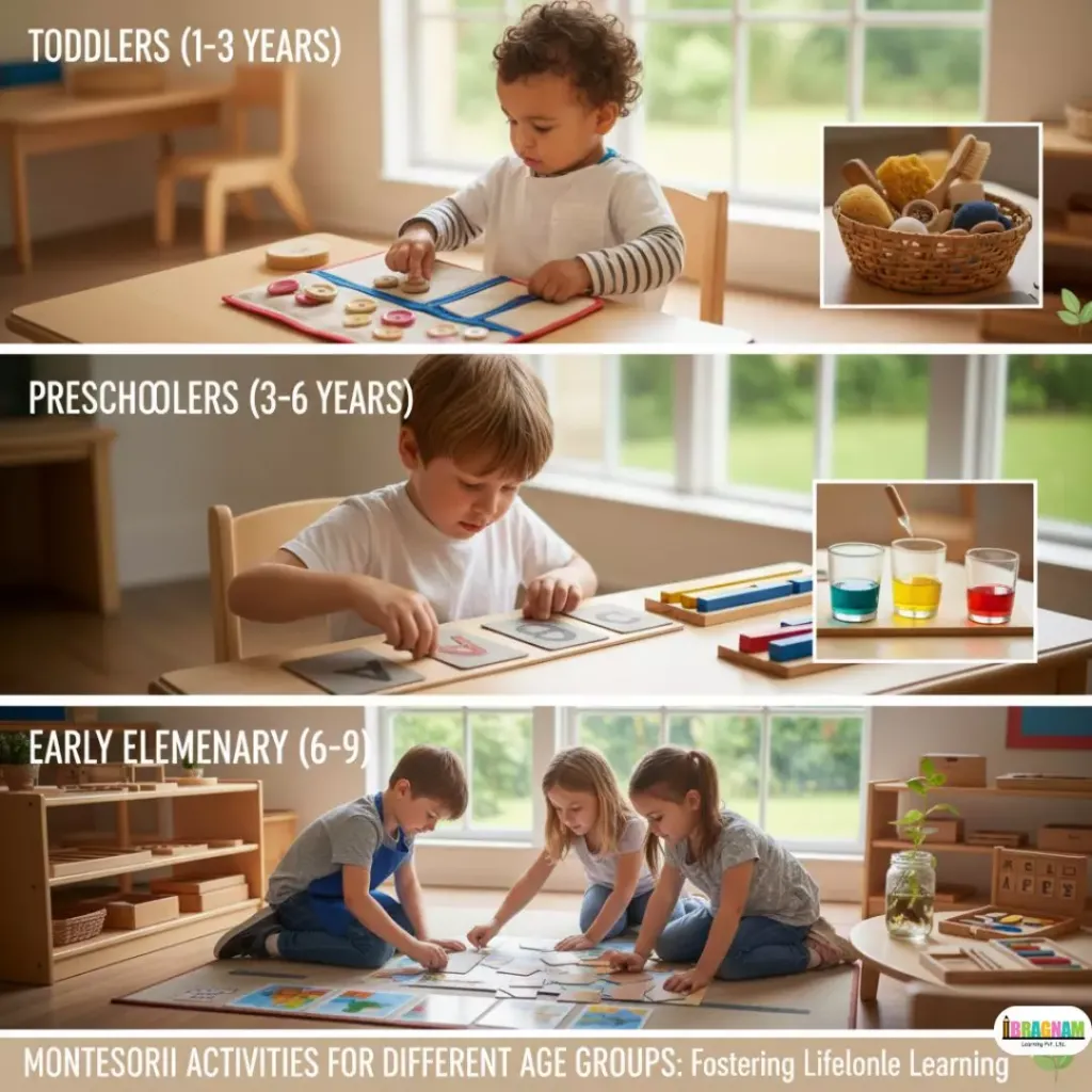 Montessori Activities for Different Age Groups